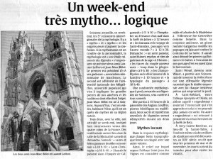 L'Union du 4 avril 2009 (Rencontres de Mythologie de Soissons)